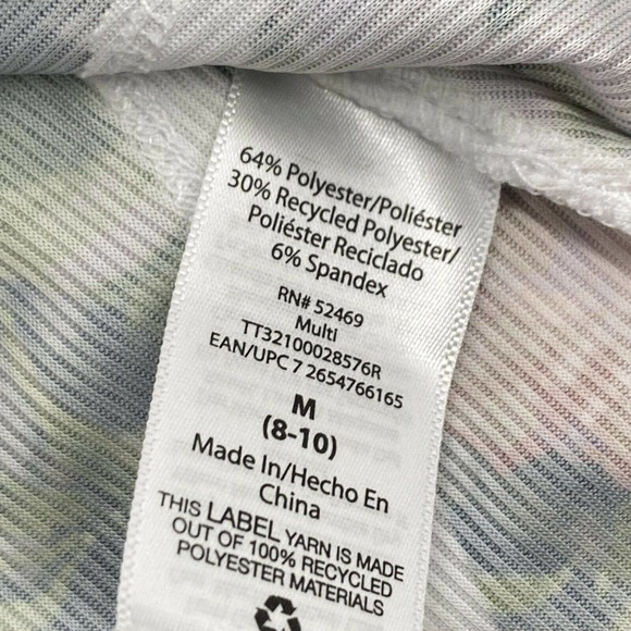 Time & Tru Women's Sublimation Long Sleeve Floral Blouse Med 8-10 NWT - Picture 11 of 12